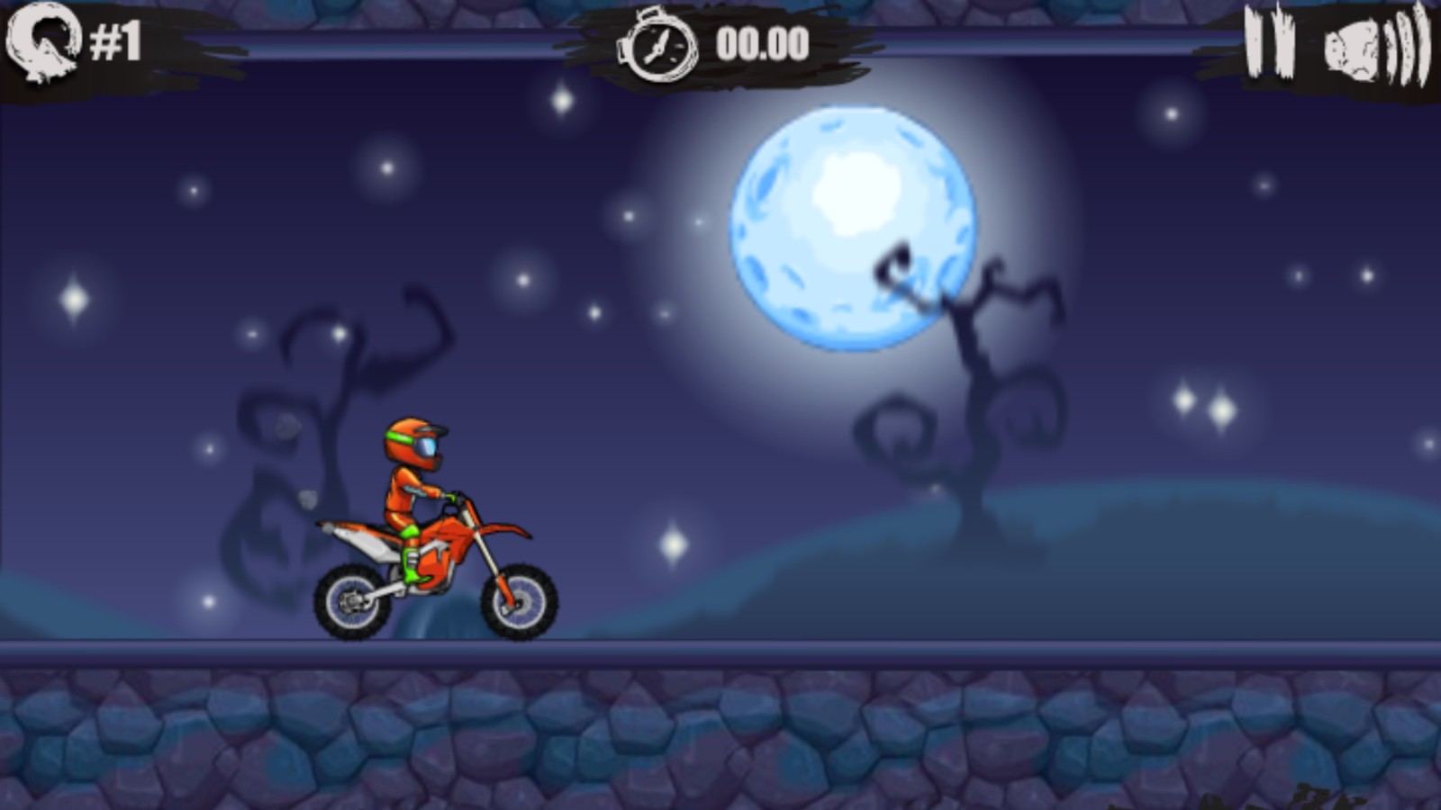 Moto X3M Spooky Land